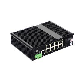 Managed Industrial POE Switch 8 10/100/1000TX PoE/PoE+ and 2 1000X SFP Slot 