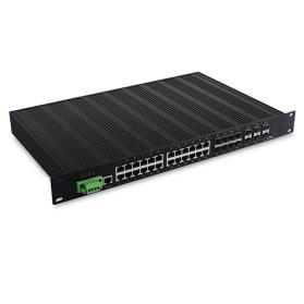 L2/L3 Managed Industrial Ethernet Switch 6 1G/10G SFP+ Slot+24 10/100/1000TX+8 1G SFP Slot 