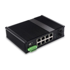 Smart WEB Managed Industrial POE Switch 8 10/100/1000TX POE/POE+ and 2 1G SFP Slot