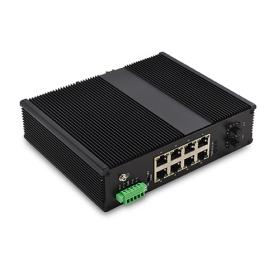 Unmanaged Industrial PoE Switch 8 10/100TX PoE/PoE+ and 2 100FX