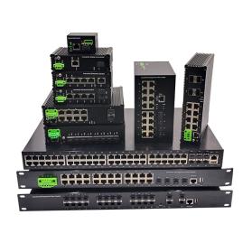 Unmanaged Power Over Ethernet 8 10/100/1000TX PoE + 2TX Uplink + 2 1000X SFP Slot, With 4DIP Switch