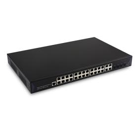 Rackmount L2 Managed POE Switch 24*10/100/1000M POE Port + 4*1000M Combo Port