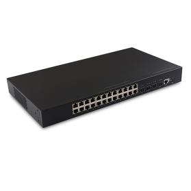 L2/L3 Rackmount Managed POE Switch 4 1G/10G SFP+ Slot+24 10/100/1000TX