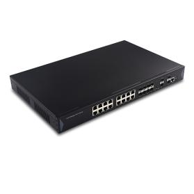 L2/L3 Rackmount Managed Fiber Ethernet Switch 4 1G/10G SFP+ SLOT+16 10/100/1000TX+8 1G SFP SLOT